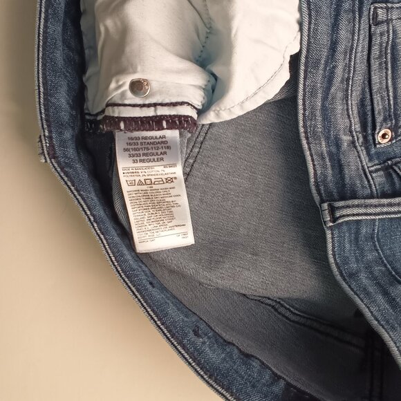 Gap Denim Buttonfly Jeans Size 16 High Rise Skinny Leg Medium Wash - Picture 5 of 10